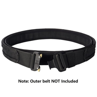 Vianyer 1.5" Inner Belt Loop Liner Belt for Tactical/Duty Outer Belt No Scratch No Metal Buckleless Mechanics Belt M