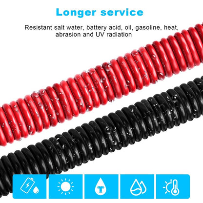 16 Gauge Marine Wire Tinned Copper Boat Cable, Standard USA OFC Oxygen Free Copper Wire for Automotive Boat Speakers Solar Outdoors (16 Gauge 30FT Red+30FT Black)