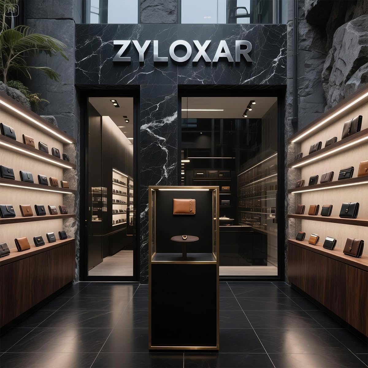 ZYLOXAR Genuine Leather Wallet Zipper Coin Purse with Keychain Wrist Bag Hand Bag Organizer Card Case Storage for Men (Brown)