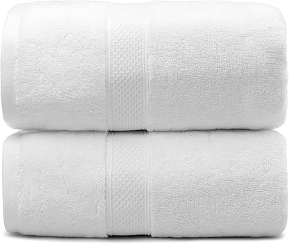 Fluffy Cotton Bath Towels Set650GSM, 2-Piece Set, Thickened and Enlarged