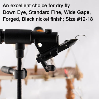 Eupheng Fly Fishing Hooks 100pc Pack Barbless Catch & Release Dry Wet Nymph Shrimp&Pupa, Streamer, Caddis, Jig, Scud Flies Fishing Hooks