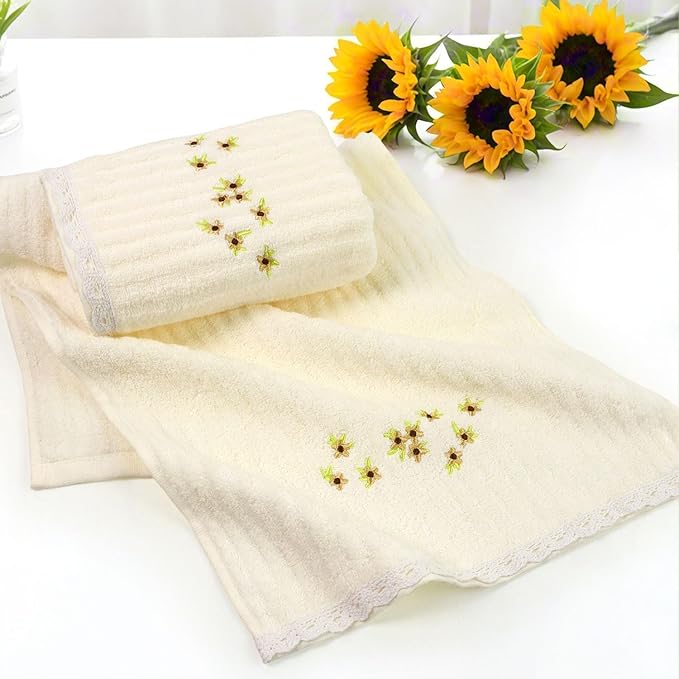 Jacquotha Floral Hand Towels Set of 2