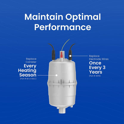 AprilAire 80 Replacement Canister for AprilAire Steam Humidifier Models 800, 801, 865, and 866 (Pack of 1)