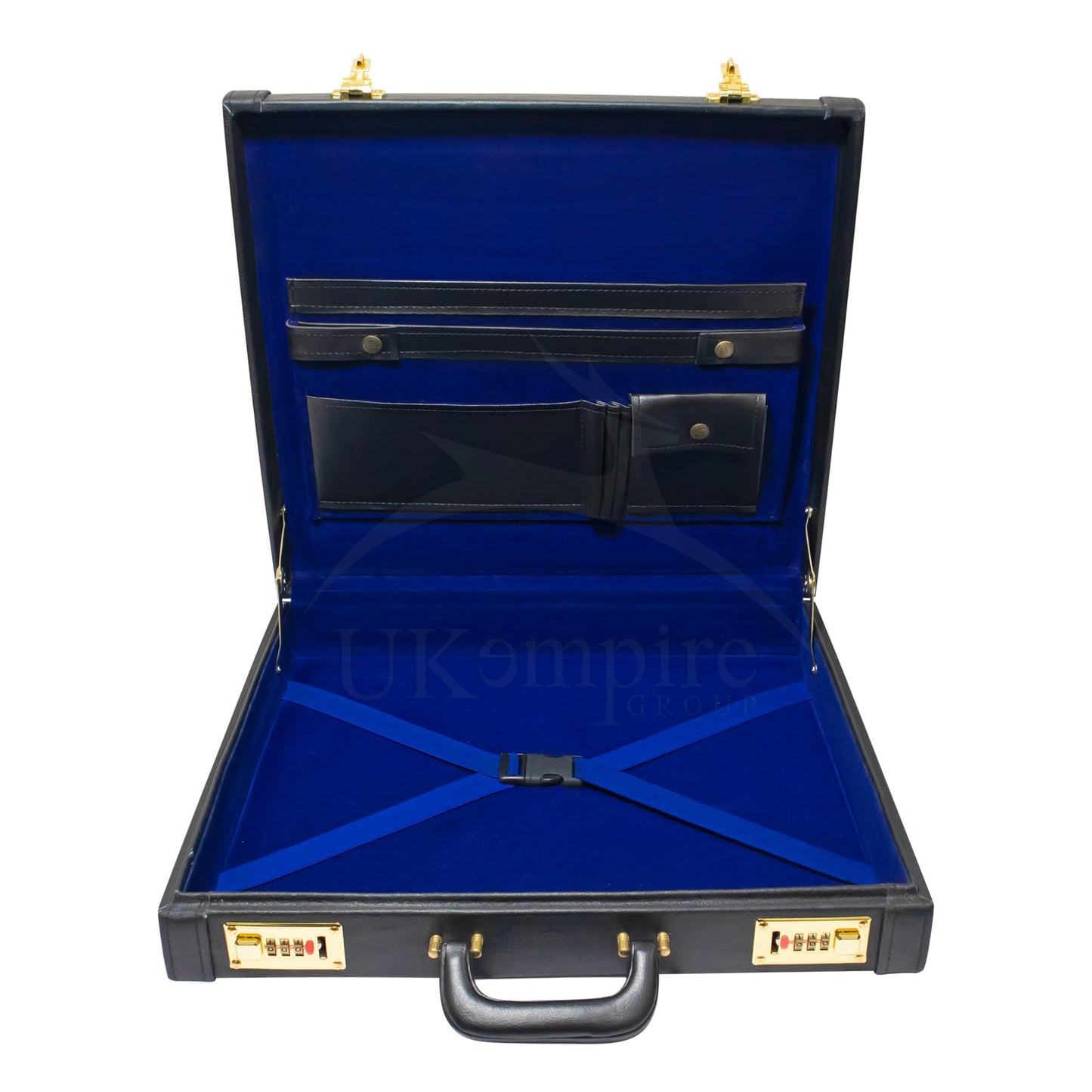 Premium Masonic Regalia Provincial Apron Hard Case Briefcase, Black Leather – Freemason Bags & Cases (Real Leather)