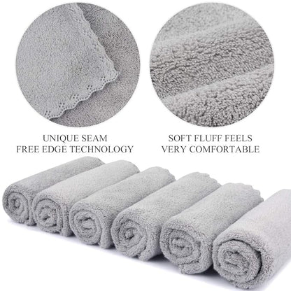 SUNLAND Microfiber Face Cloth Reusable Makeup Remover Facial Cleansing Towel