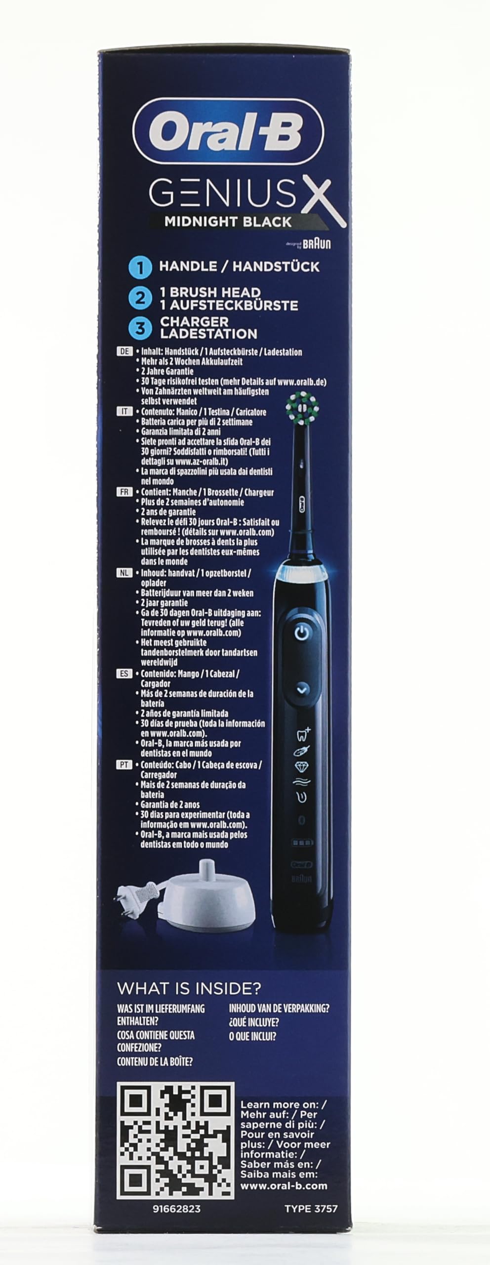 Oral-B Genius X Adult Oscillating toothbrush Black