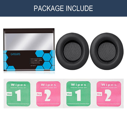 GVOEARS Replacement Ear Pads Cushions for Razer Kraken Pro V2 & Razer Kraken 7.1 V2 Headphones, Ear Cups Earmuffs Made of Premium Protein Leather & Memory Foam, Easy Installation - Black