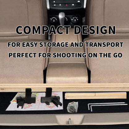 Highwild Shooting Stand Base Kit Steel Shooting Stand for Paper Targets Cardboard Silhouette and 1x2 Wooden Supports - 1 Set