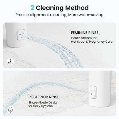 TOEE Handheld Bidet Sprayer for Toilet, 55" Leak-Proof Hose, Easy Install