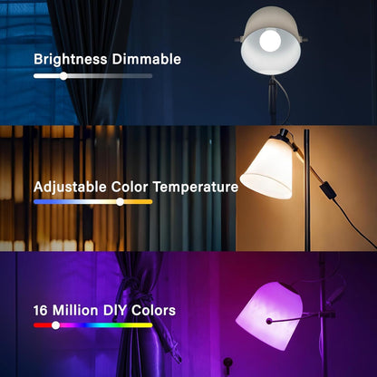 Sengled WiFi Color Changing Light Bulb, Alexa Smart Light Bulbs that Compatible with Alexa & Google Assistant, A19 RGB No Hub Required, 75 W Equivalent 800LM CRI>90, Set of 4