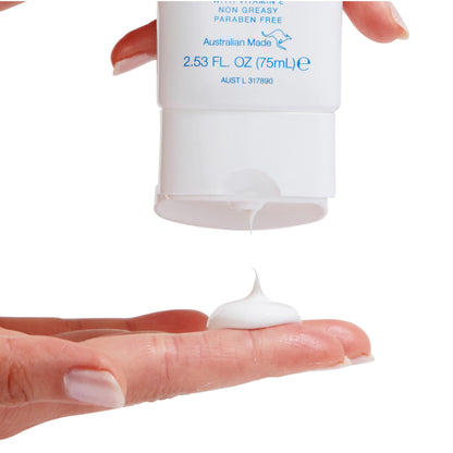 Bondi Sands Fragrance Free Daily Sunscreen Face Lotion SPF 50 | Hydrating UVA + UVB Protection, Non-Greasy, Gentle, Water Resistant | 2.53 Oz/75 mL