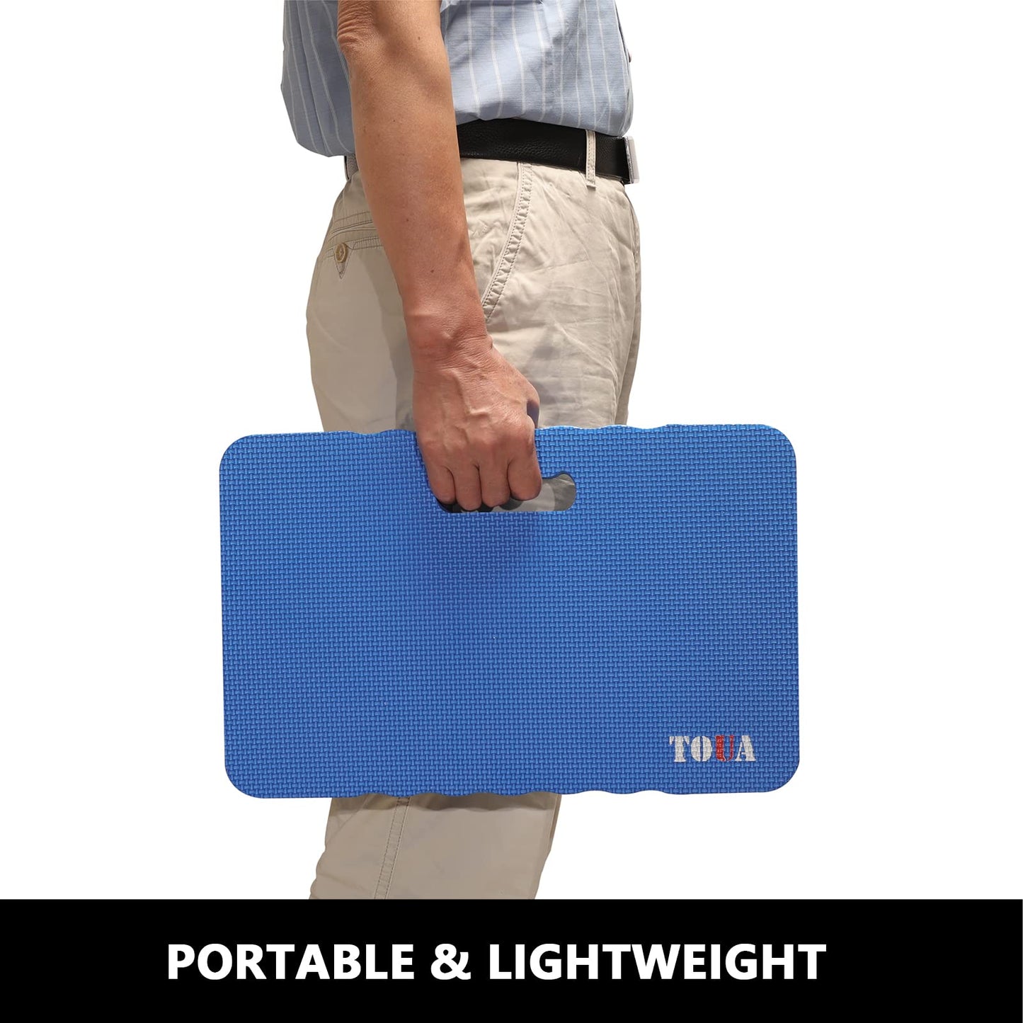 Kneeling Pad Thick Extra Large High Density Foam Comfort Kneeling Pad for Work Gardening Yoga Exercise Garden Knee Pad, 1 Pack