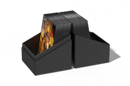 Ultimate Guard RTE Boulder 100+, Deck Case for 100 Double-Sleeved TCG Cards, Black, 97% Renewable, Made in Germany, Secure & Durable Storage
