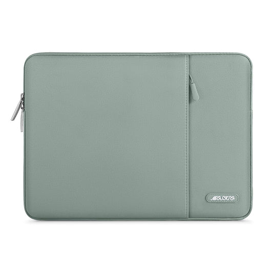 MOSISO Laptop Case 15 inch, 15 inch Laptop Sleeve Compatible with MacBook Air M5 A3448 M4 A3241 M3 A3114 M2 A2941 2026-2023, Dell XPS, Polyester Vertical Computer Sleeve Bag with Pocket, Antique Green