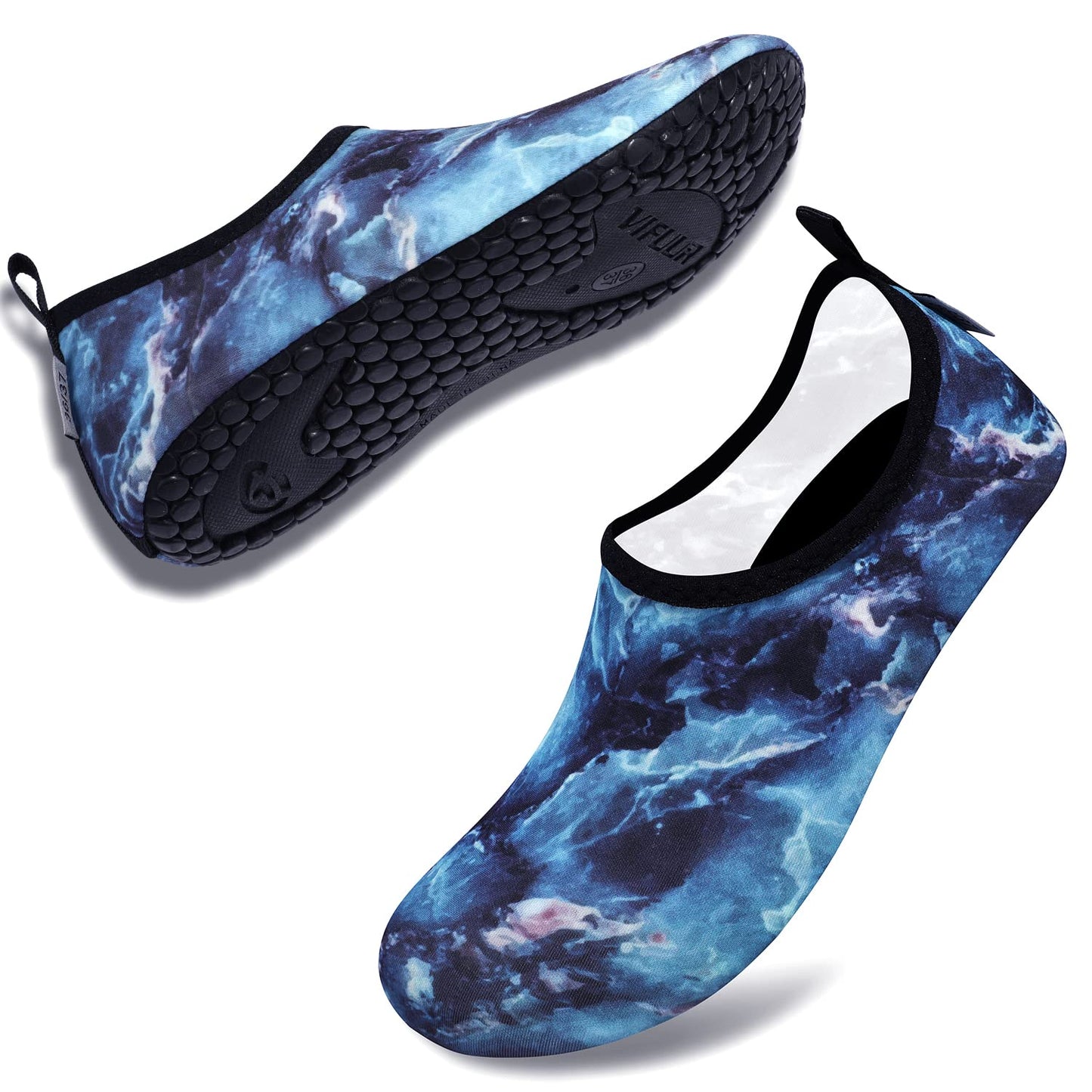 VIFUUR Water Sports Unisex Shoes Marble Grey - 11-12 W US / 9.5-10.5 M US (42-43)