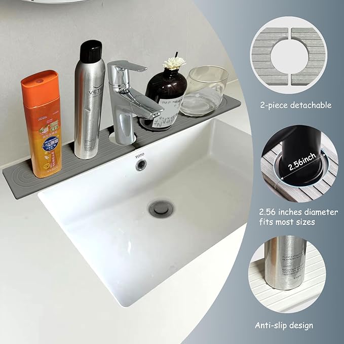 Stargaz Faucet Mat For Kitchen Sink，Sink stone quick dry around faucet
