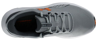 Under Armour Men's Charged Surge 4 Sneaker, Mod Gray/Castlerock/Team Orange, 13