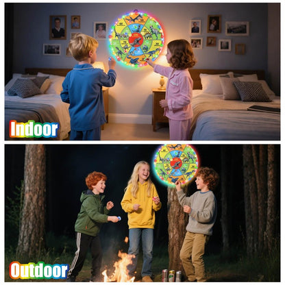 30 Inch LED Dart Board Kids Game,12PCS Sticky Balls,Indoor/Outdoor Sports Carnival Games Yard Party, Suitable for 3 4 5 6 7 8 9 10 Years Old Boys and Girls Birthday Gifts Dinosaur Toys