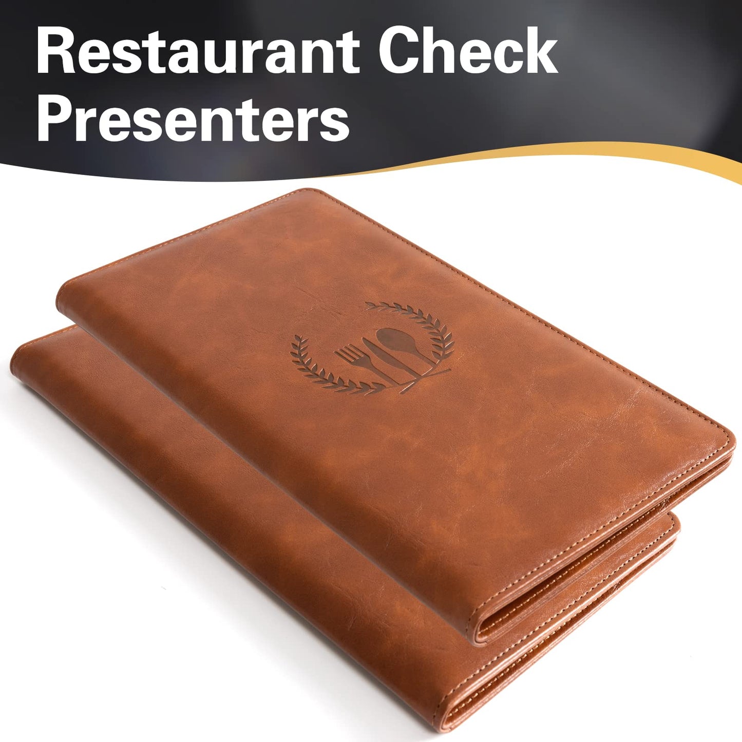 CoBak Restaurant Check Presenters, Guest Check Card Holder, Restaurant Bill Holder, Check Presenters for Restaurants, Servers, Bars, Hotels, Waiter, Waitress