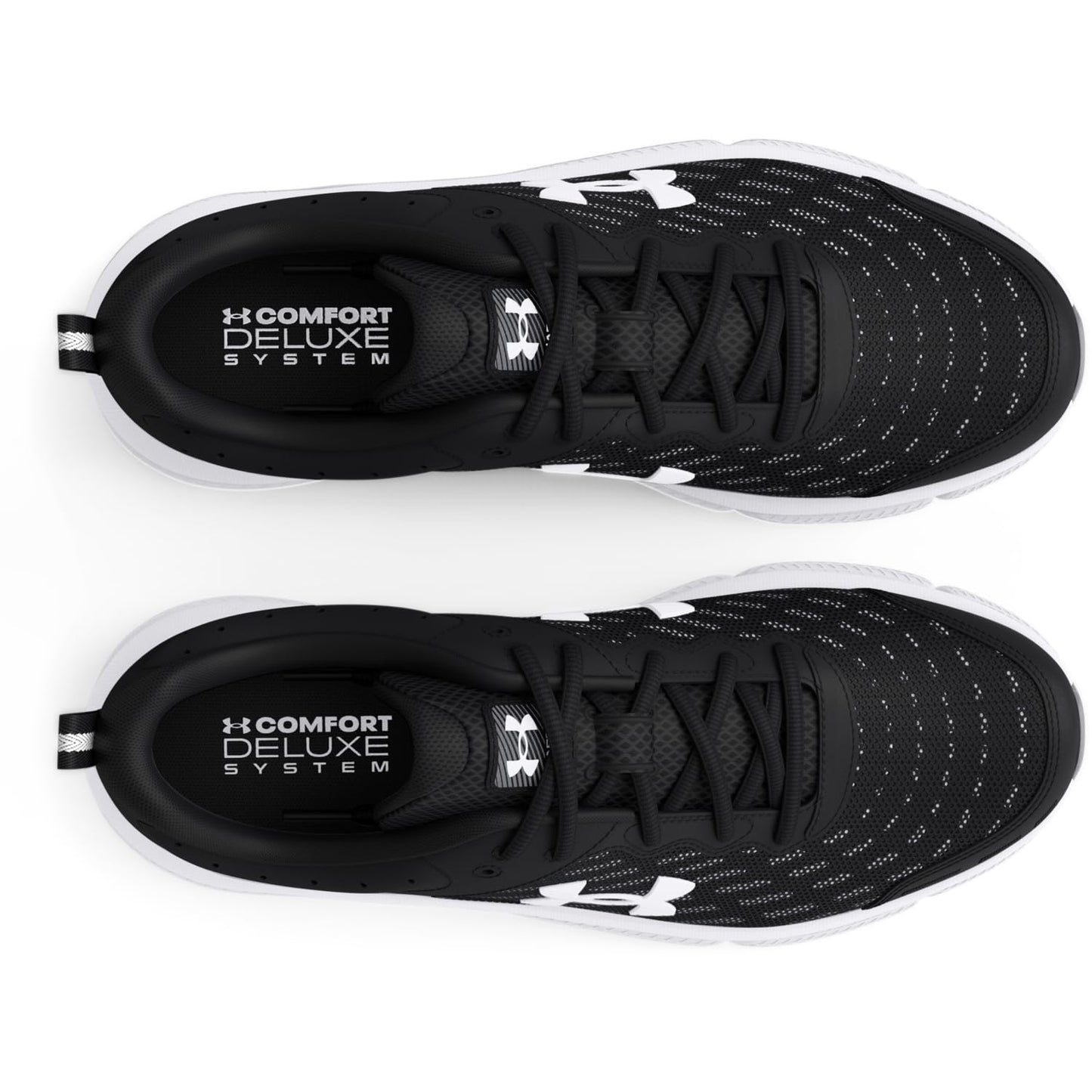 Under Armour Men's Charged Assert 10, (001) Black/Black/White, 11.5, US