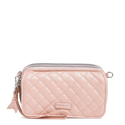 Vera Bradley Cotton All in One Crossbody Purse with RFID Protection