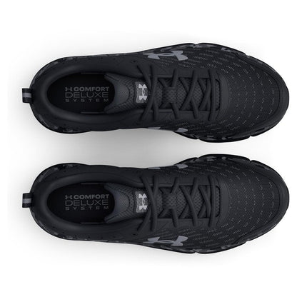 Under Armour Men's Charged Assert 10 Shoes, (001) Black/Black/Pitch Gray, 10