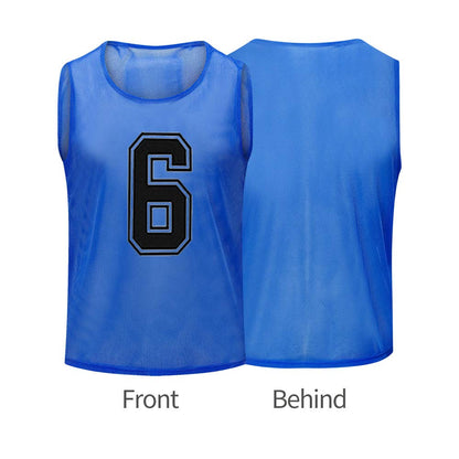 Antoyo Numbers Pinnies Adult Soccer,Scrimmage Vests for Kids Team Training