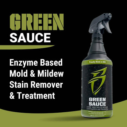 Boat Bling Green Sauce Enzyme-Based Stain Remover for Boat Interiors and Exterior, 32 oz.