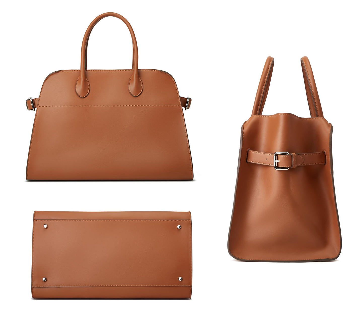 Leather Tote Bags for Women Large Tote Bag Retro Top-handle Bag Trendy Work Bag PU Leather Purse 2025