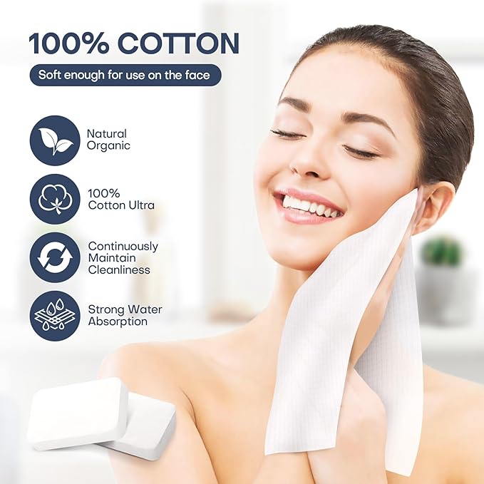 Disposable Face Towels 50 Count Compressed Towel Tablets 12×9 Inch Washcloths