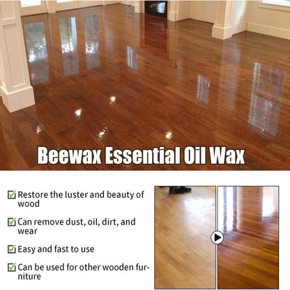 ZhiNuan Beeswax Wood Polish Spray,Beeswax Essential Oil Wax,Scratcherase Beeswaxs Wood Floor Spray,Bees Wax Furniture Polish And Cleaner,For Floors And Furniture (2PC)