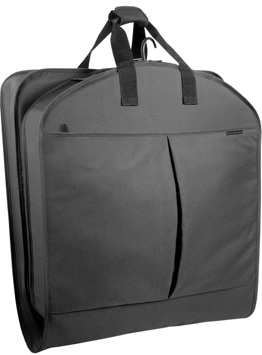 WallyBags® 45” Deluxe Extra Capacity Travel Garment Bag with two accessory