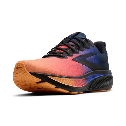 Brooks Women’s Ghost 17 Neutral Running Shoe - Night/Blue/Papaya - 6.5 Medium