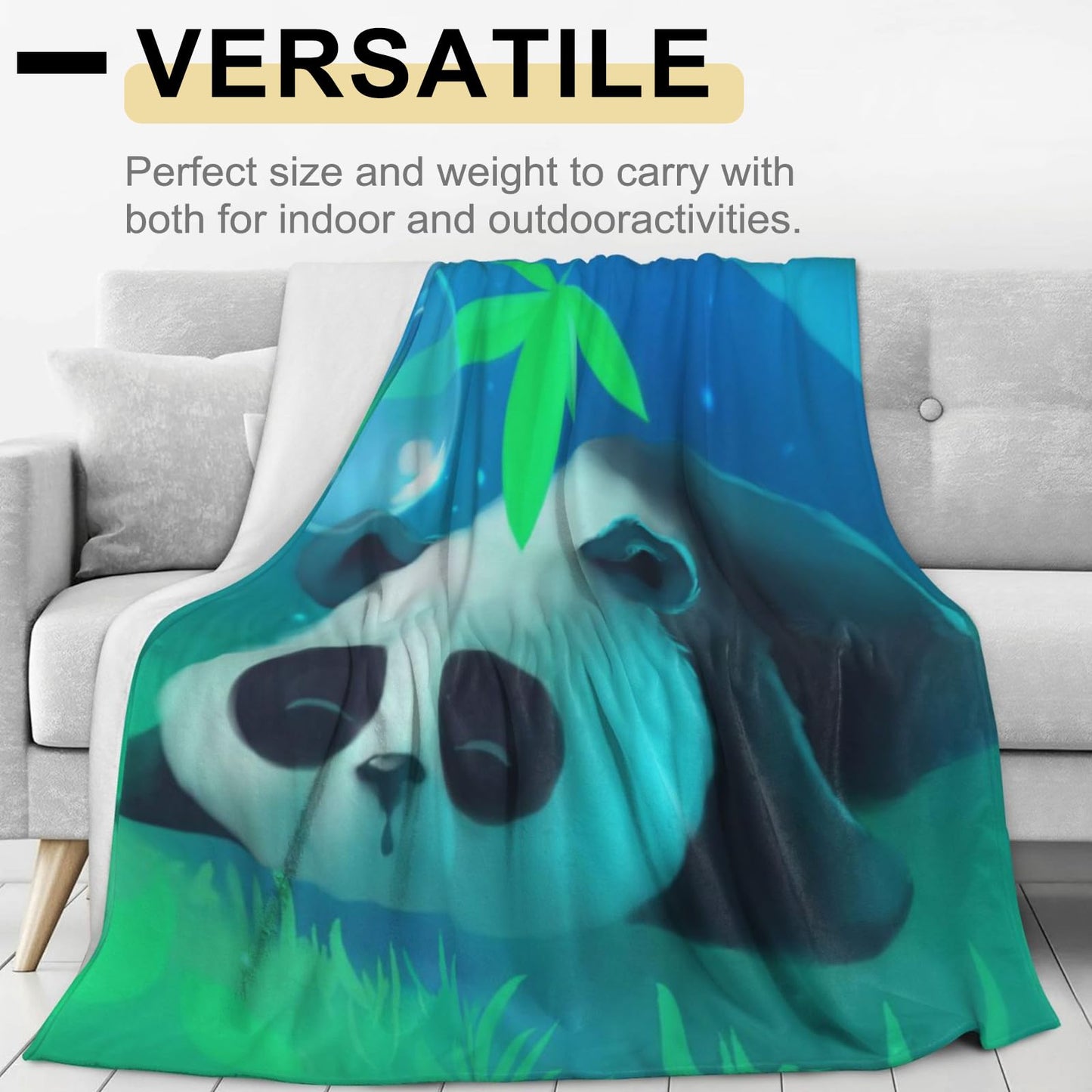 VODRM Cute Ghost Blanket Halloween Fall Holiday Decor Gothic White Spirit Witch Throw Gifts for Kids Lightweight Soft Fleece Moon Bat Witchy Blankets for Horror Spooky Goth Decoration 50x60in