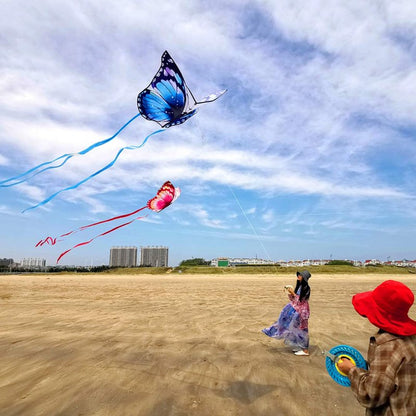 Mint's Colorful Life Butterfly Kite for Kids & Adults Easy to Fly, Large Single Line Kites with 300ft String Kite Handle (Pink)