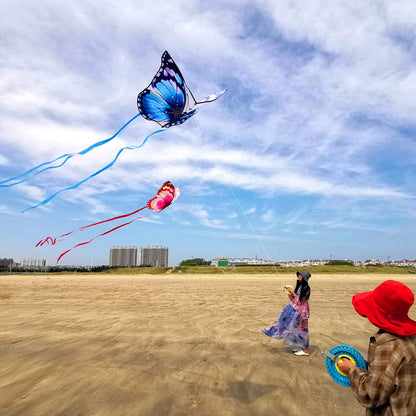 Mint's Colorful Life Butterfly Kite for Kids & Adults Easy to Fly, Large Single Line Kites with 300ft String Kite Handle (Pink)