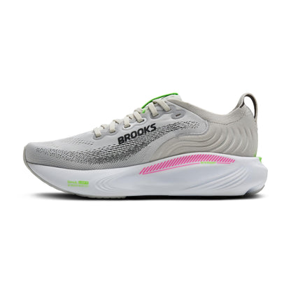 Brooks Women’s Adrenaline GTS 25 Supportive Running & Walking Shoe - Oyster/Pink/Green - 9 Medium