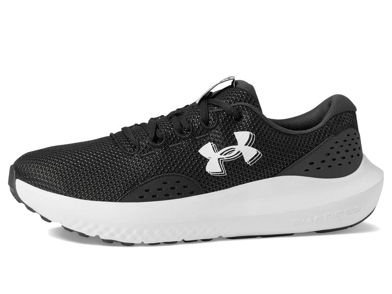 Under Armour Men's Surge 4, (002) Black/Anthracite/White, 10.5, US