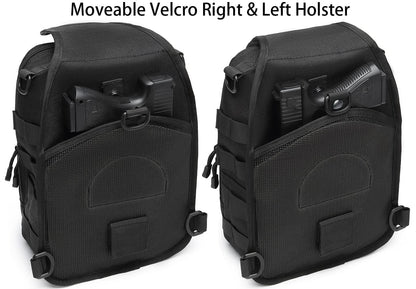 ATBP Small Tactical Holster Sling Backpack Accessories Shoulder Pouch Water Bottle & Radio Holder Crossbody Bag for Men