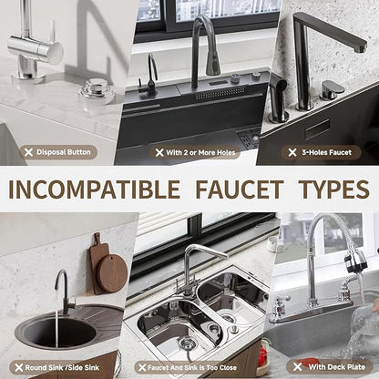 Faucet Mat for Kitchen Sink, Diatomite Stone Drying Sink Protectors, Bathroom