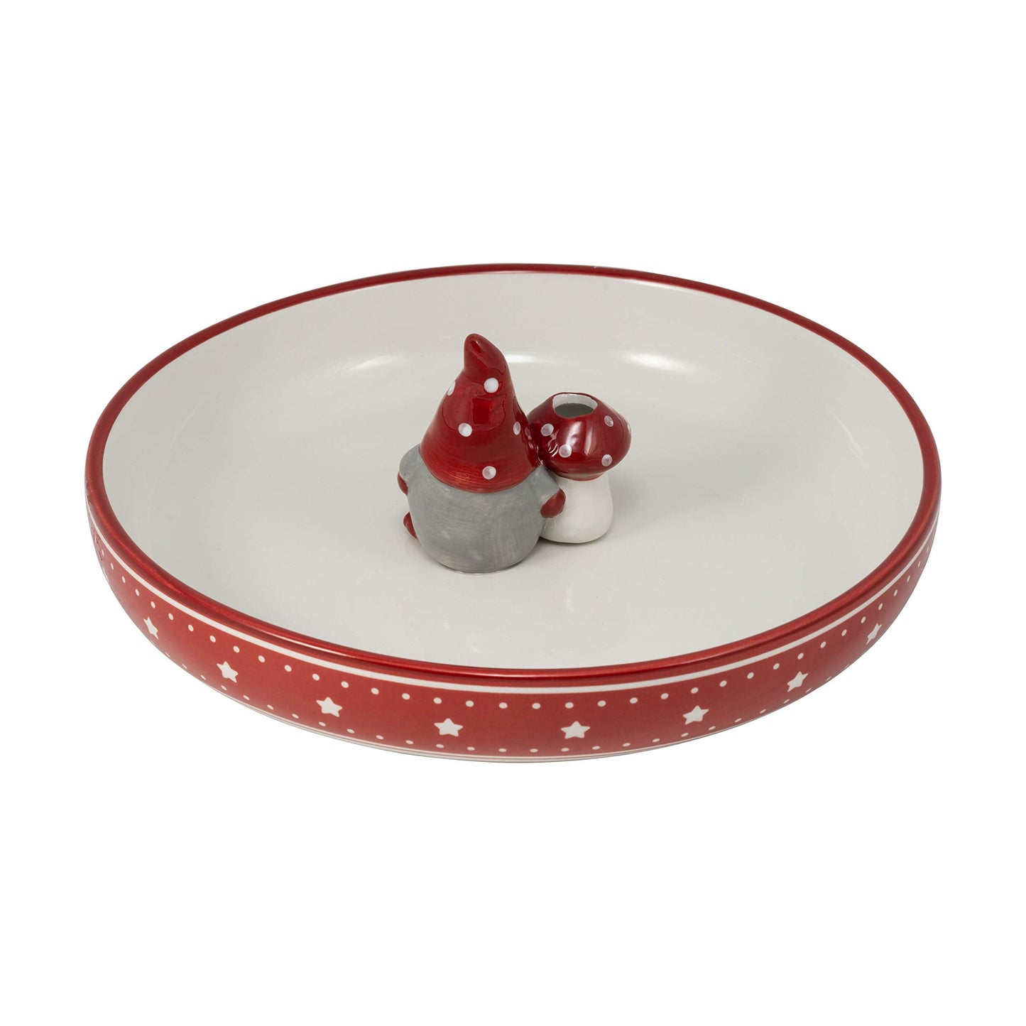 10 Strawberry Street Merry Morsels Appetizer Tray, Nordic Gnome