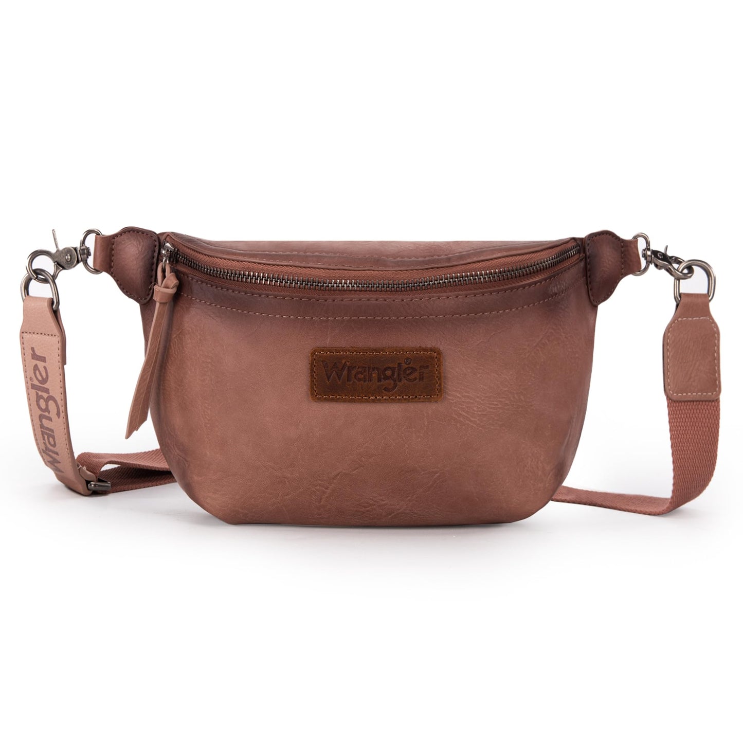 Wrangler Large Fanny Packs for Women Waist Bag Travel Belt Bags Crossbody Sling Purse WG82-A194HPK