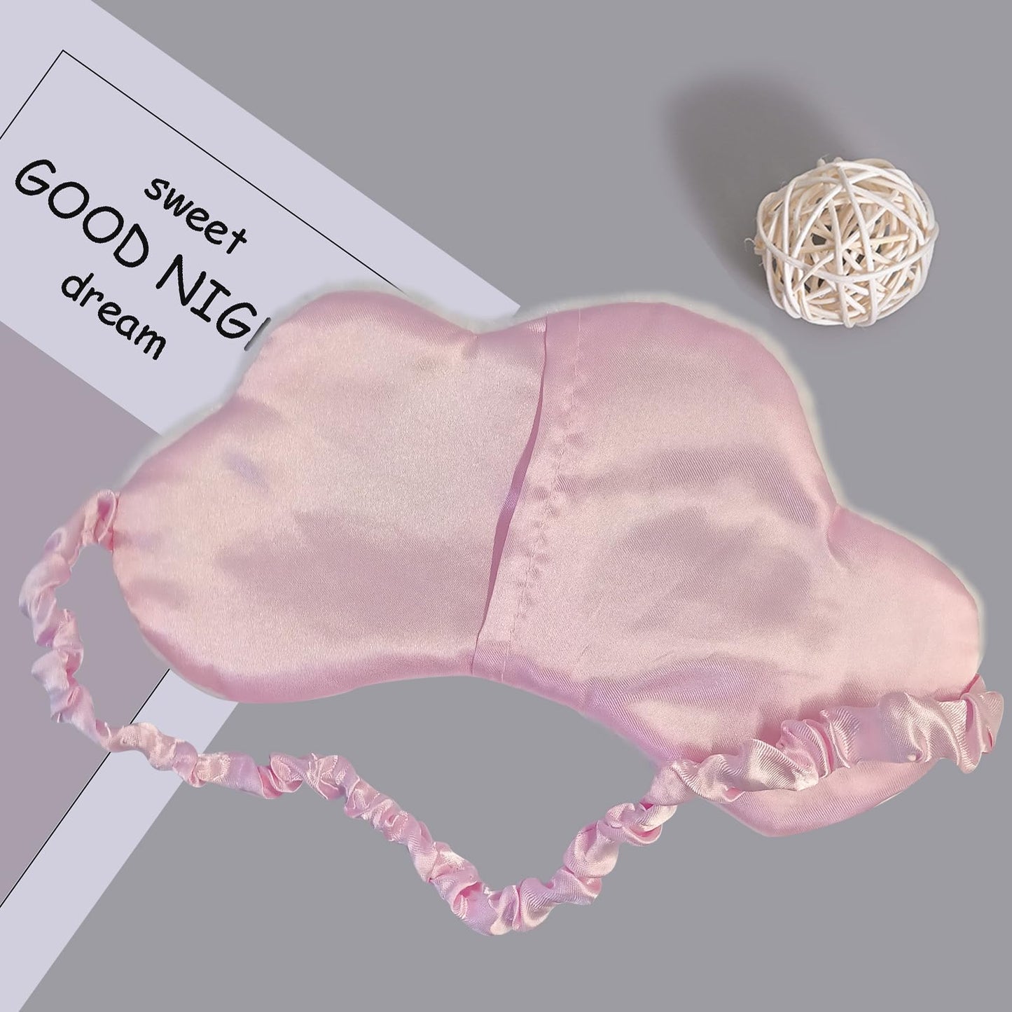 Cute Animal Sleeping Mask Soft Plush Blindfold Cute Rabbit Panda Koala Eye Cover Eyeshade for Kids Teens Girls Women (Flamingo)