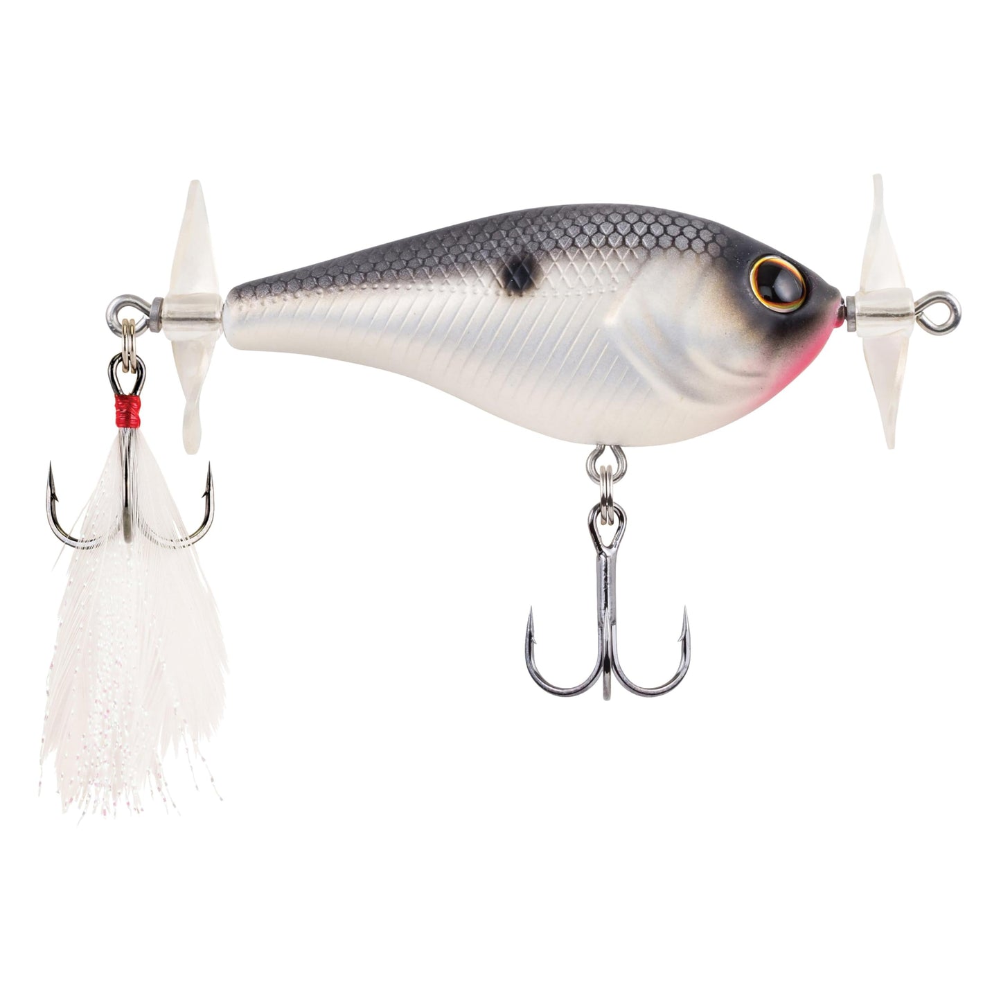 Berkley Spin Bomb Topwater Fishing Lure, Danald, 2/5 oz, | 60mm, Spins at Slower Speeds with Maximum Spray, Equipped with Sharp Fusion19 Hook