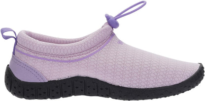WHITIN Big Kids Water Shoes Aqua Barefoot Swim Beach Minimalist Socks Size 2.5 Girls Surf Anti Slip Outdoor Activities Boating Gym Lightweight Sneakers Purple 33