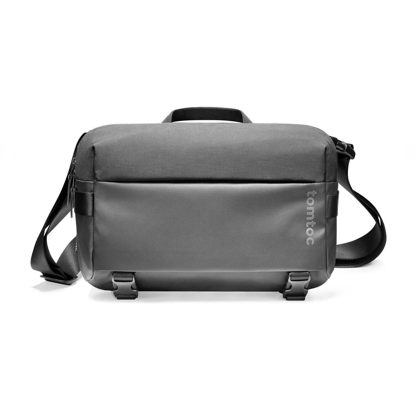 tomtoc 10L Laptop Messenger Shoulder Bag for 14-inch MacBook Pro M5, 13" MacBook Neo & Air & iPad Pro M5/Air M4, Minimalist Crossbody Bag, Water-resistant EDC Sling Pack for Business, Travel, Work