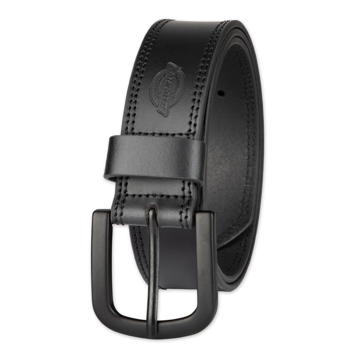 Dickies Men's Big-Tall Two Row Stitch Belt , -black, 54
