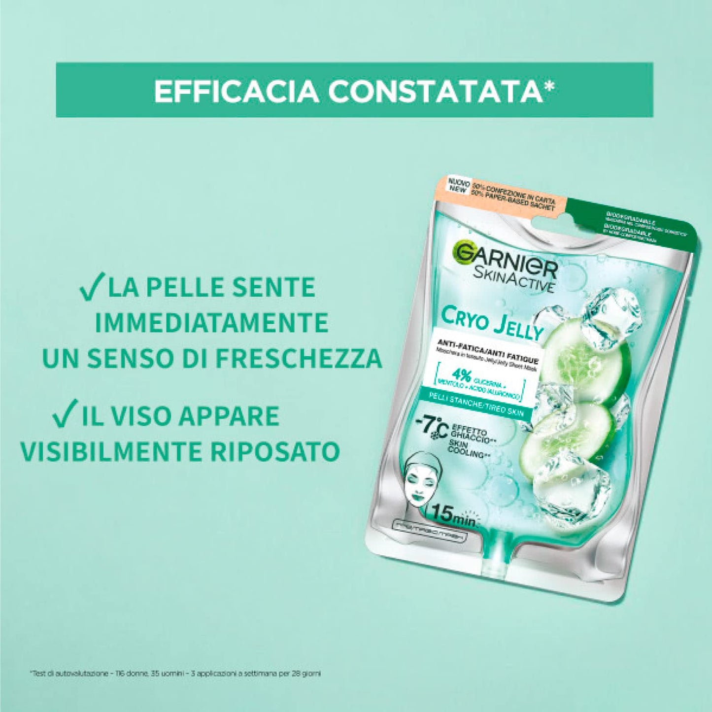 Garnier Tissue Cryo Jelly Face Mask