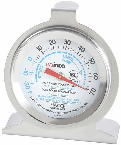 Winco 1-1/4-Inch Dial Digital Thermometer with 4-3/4-Inch Probe