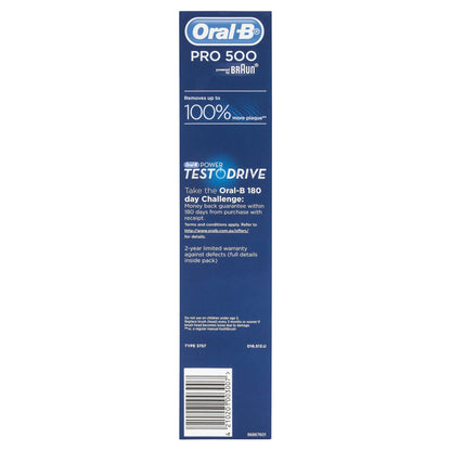Oral-B CrossAction PRO 500 Electric Toothbrush, Multicolor